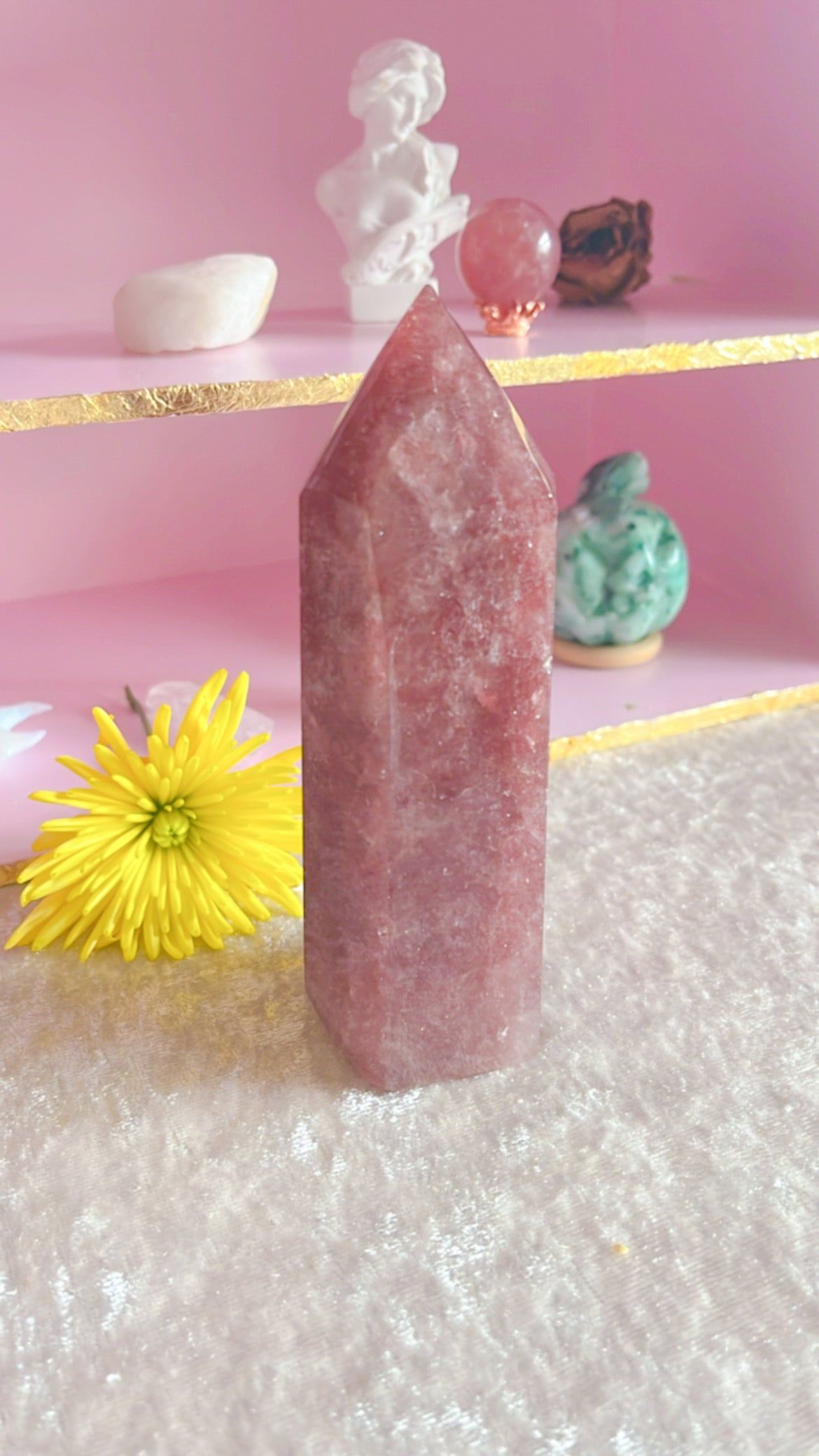 Strawberry Quartz Tower