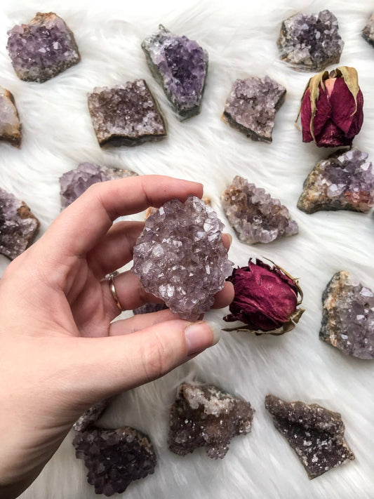 Amethyst Cluster - Cailleach Candles