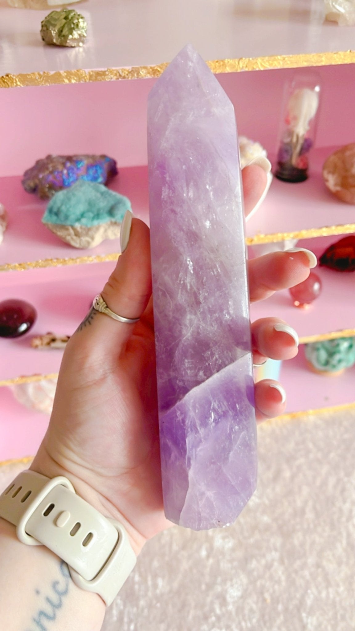 Amethyst Wand - Cailleach Candles