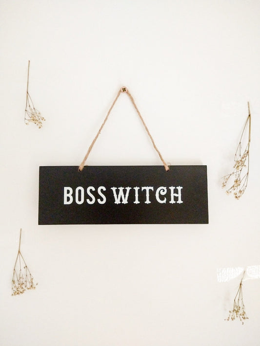 Boss Witch Wall Hanging - Cailleach Candles