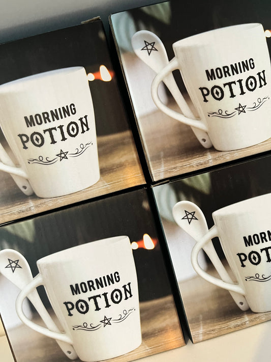 Morning Potion Mug and Spoon