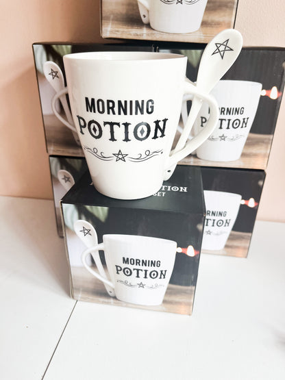 Morning Potion Mug and Spoon